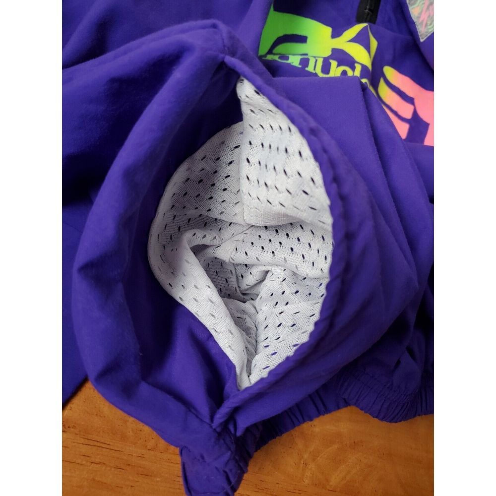 Surf Style Oakley Thermonuclear Protection Purple Pullover Windbreaker '90's Y2K - Picture 9 of 9